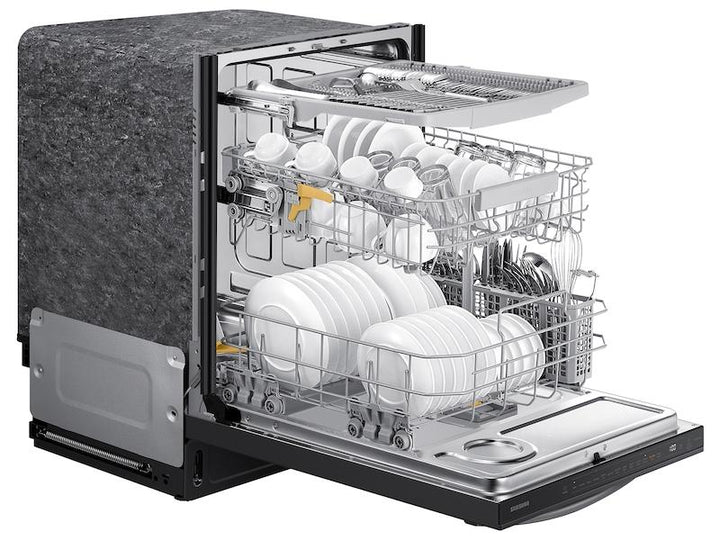 SAMSUNG DW80B7071UG Smart 42dBA Dishwasher with StormWash+ TM and Smart Dry in Black Stainless Steel