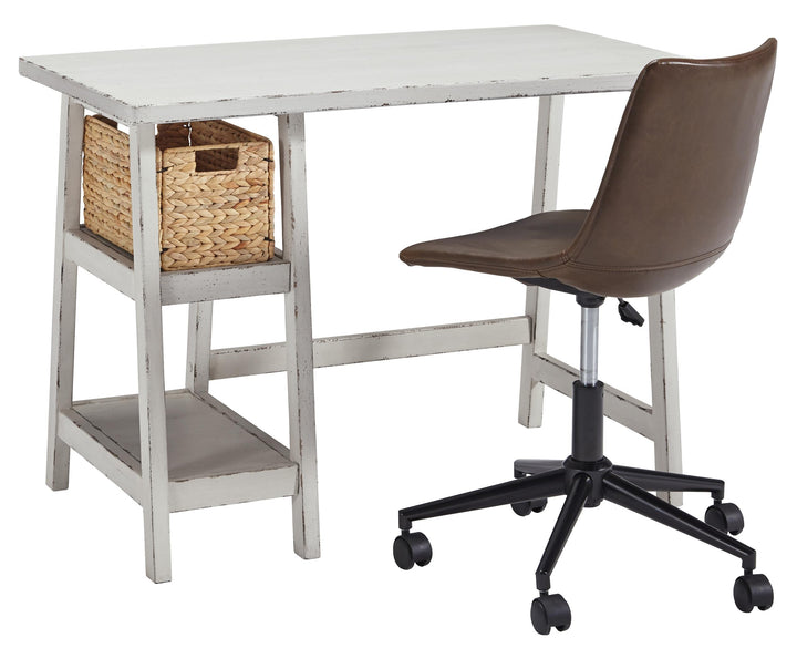 ASHLEY FURNITURE PKG008054 Home Office Desk With Chair