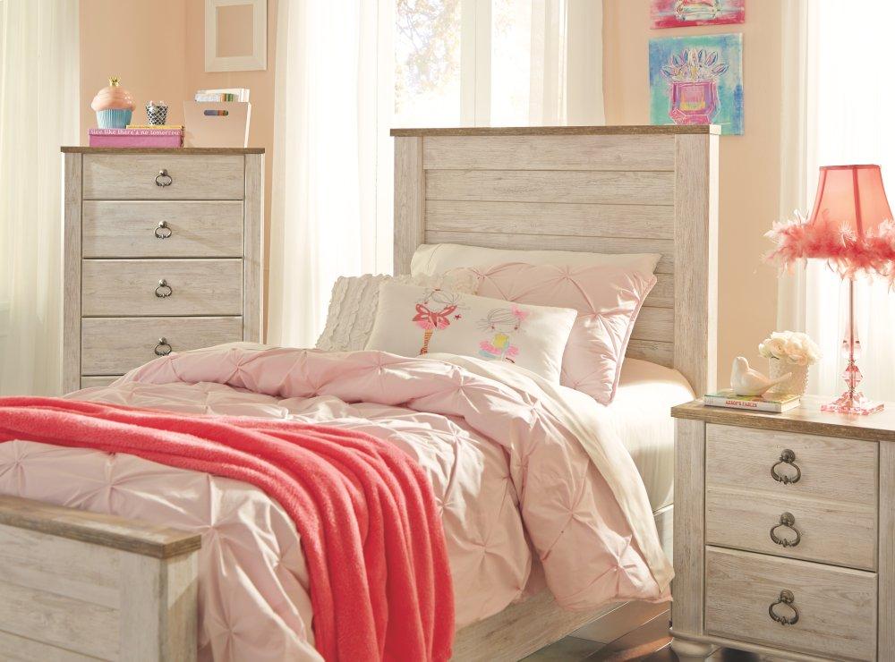 ASHLEY FURNITURE B267B15 Willowton Twin Panel Bed