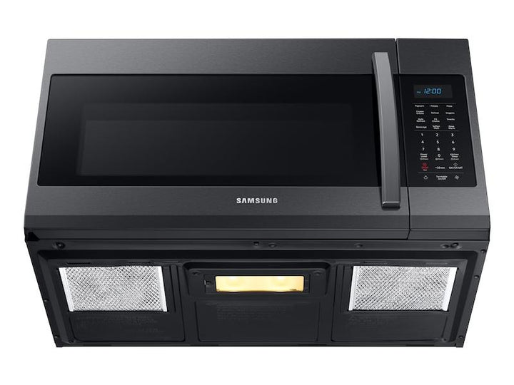 SAMSUNG ME19R7041FG 1.9 cu. ft. Over-the-Range Microwave with Sensor Cooking in Black Stainless Steel