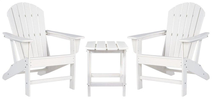 ASHLEY FURNITURE PKG008188 2 Outdoor Chairs With End Table