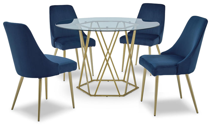 ASHLEY FURNITURE PKG012085 Dining Table and 4 Chairs