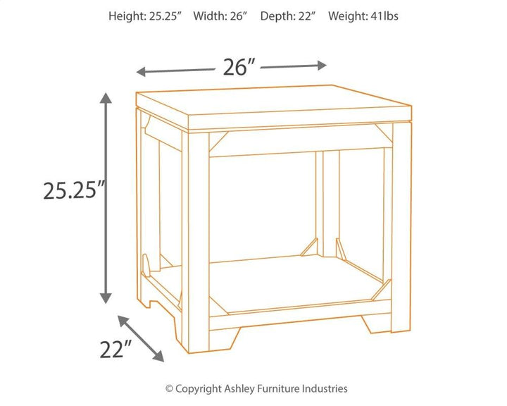 ASHLEY FURNITURE PKG007272 Coffee Table With 2 End Tables