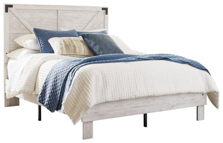 ASHLEY FURNITURE PKG009337 Queen Platform Bed With Dresser and Chest