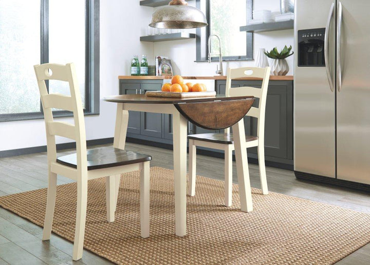 ASHLEY FURNITURE PKG000098 Dining Table and 2 Chairs