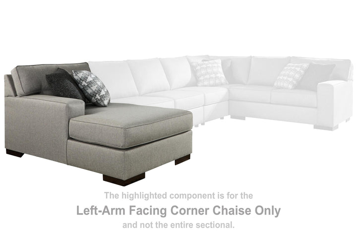 ASHLEY FURNITURE 4190216 Marsing Nuvella Left-arm Facing Corner Chaise
