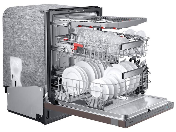 SAMSUNG DW80R9950UT Bespoke Smart 39dBA Dishwasher with Linear Wash in Fingerprint Resistant Tuscan Steel