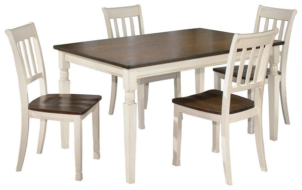 ASHLEY FURNITURE PKG002051 Dining Table and 4 Chairs