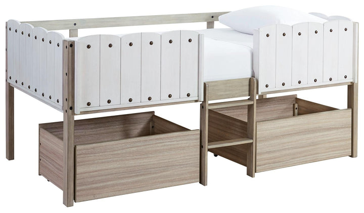 ASHLEY FURNITURE B081B4 Wrenalyn Twin Loft Bed With Under Bed Bin Storage