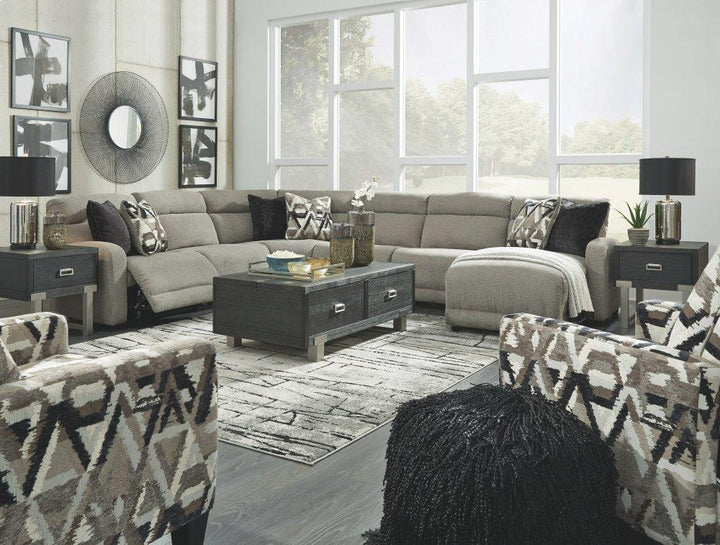 ASHLEY FURNITURE PKG008156 3-piece Sectional With Recliner