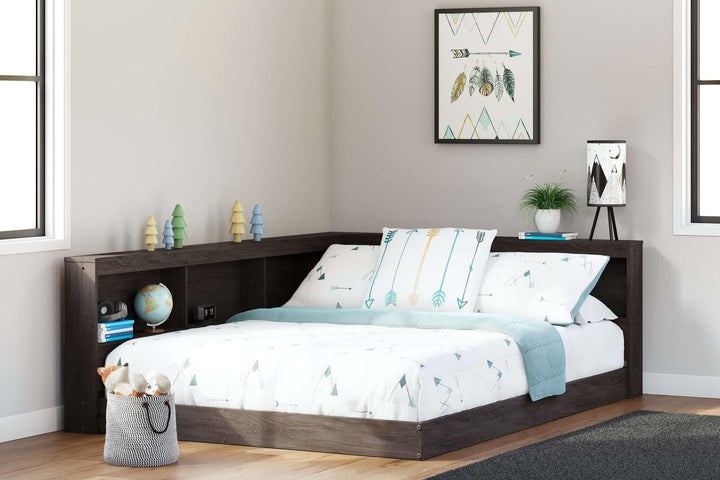 ASHLEY FURNITURE EB5514B2 Piperton Full Bookcase Storage Bed