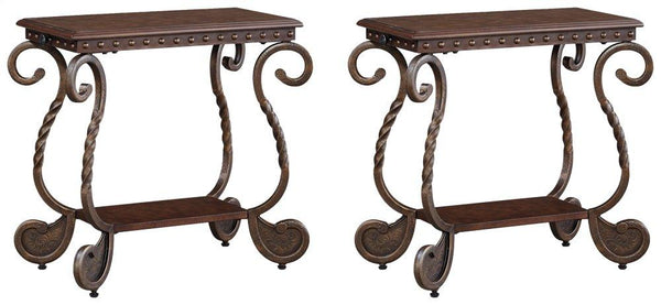 ASHLEY FURNITURE PKG008466 2 End Tables