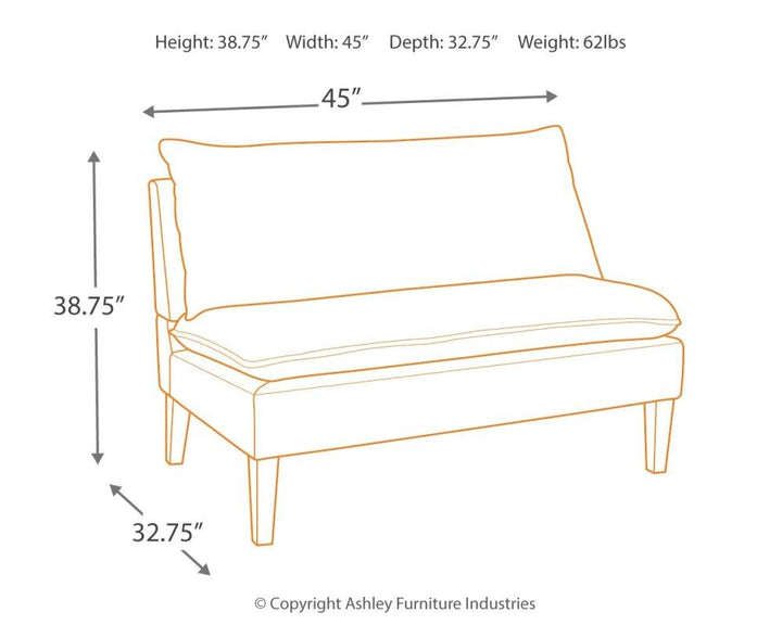ASHLEY FURNITURE A3000112 Arrowrock Accent Bench
