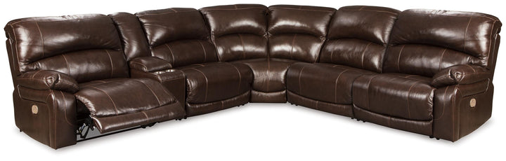 ASHLEY FURNITURE U52402S2 Hallstrung 6-piece Power Reclining Sectional