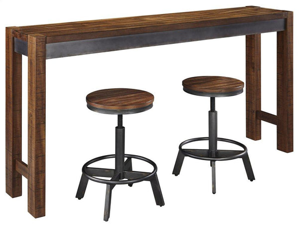 ASHLEY FURNITURE D440D1 Torjin Counter Height Dining Table and 2 Barstools