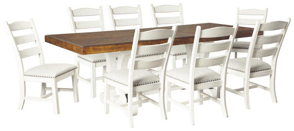 ASHLEY FURNITURE PKG002021 Dining Table and 8 Chairs