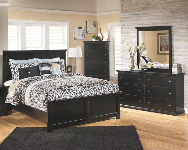 ASHLEY FURNITURE PKG002682 King/california King Panel Headboard With Mirrored Dresser and Chest