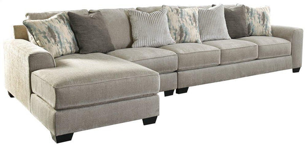 ASHLEY FURNITURE 39504S4 Ardsley 3-piece Sectional With Chaise