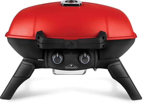 NAPOLEON BBQ TQ285RD1A TravelQ 285 with Griddle , Red , Propane