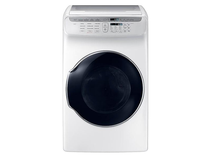 SAMSUNG DVE55M9600W 7.5 cu. ft. Smart Electric Dryer with FlexDry TM in White