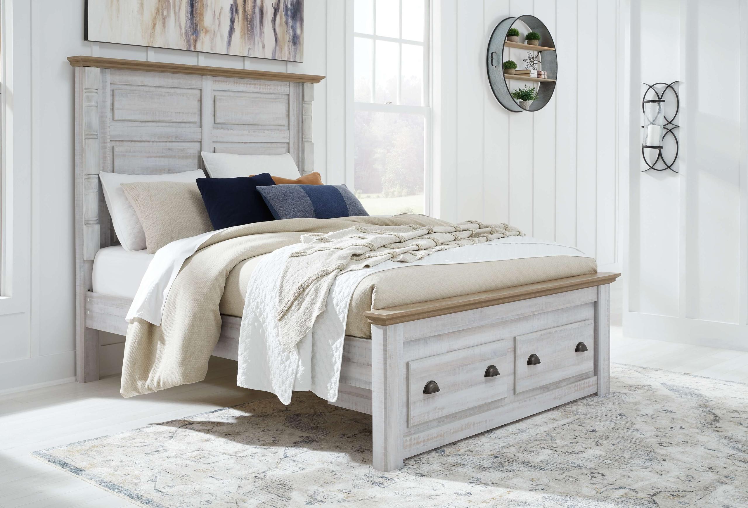 ASHLEY FURNITURE B1512B7 Haven Bay Queen Panel Storage Bed