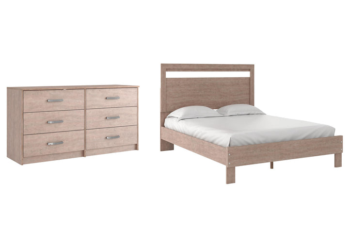 ASHLEY FURNITURE PKG009236 Queen Platform Bed With Dresser