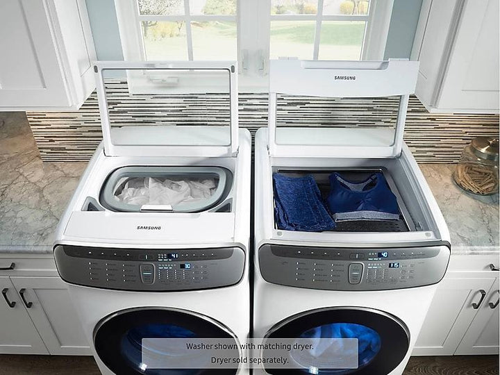 SAMSUNG WV60M9900AW 6.0 cu ft. Smart Washer with Flexwash in White