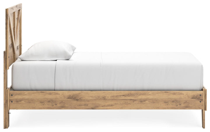ASHLEY FURNITURE EB2712B1 Larstin Twin Crossbuck Panel Platform Bed