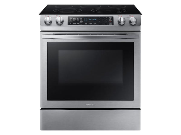 SAMSUNG NE58R9431SS 5.8 cu. ft. Slide-In Electric Range in Stainless Steel