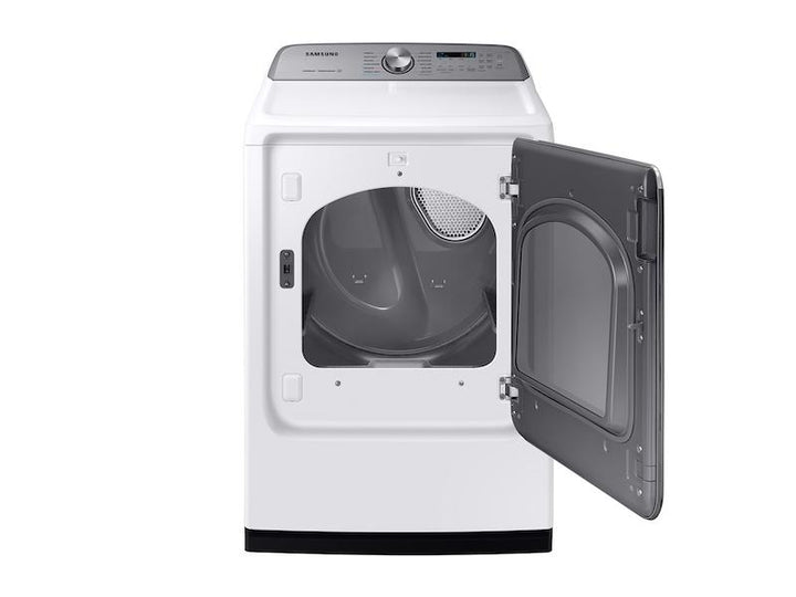 SAMSUNG DVE54R7600W DV7600 7.4 cu. ft. Electric Dryer with Steam Sanitize+ in White