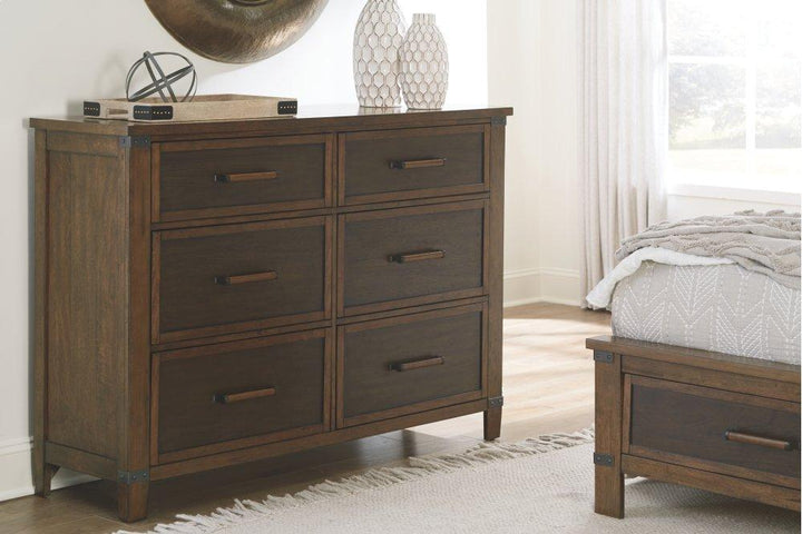 ASHLEY FURNITURE PKG008373 King Panel Bed With Dresser