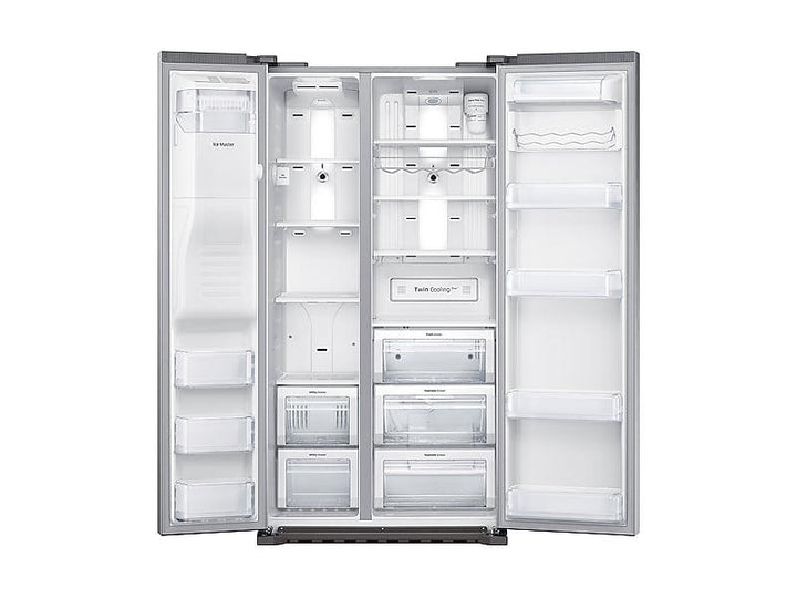 SAMSUNG RS22HDHPNSR 22 cu. ft. Counter Depth Side-by-Side Refrigerator in Stainless Steel