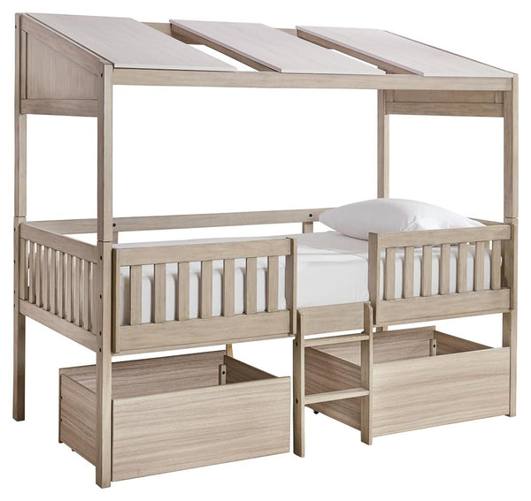 ASHLEY FURNITURE B081B5 Wrenalyn Twin Loft Bed With Under Bed Bin Storage