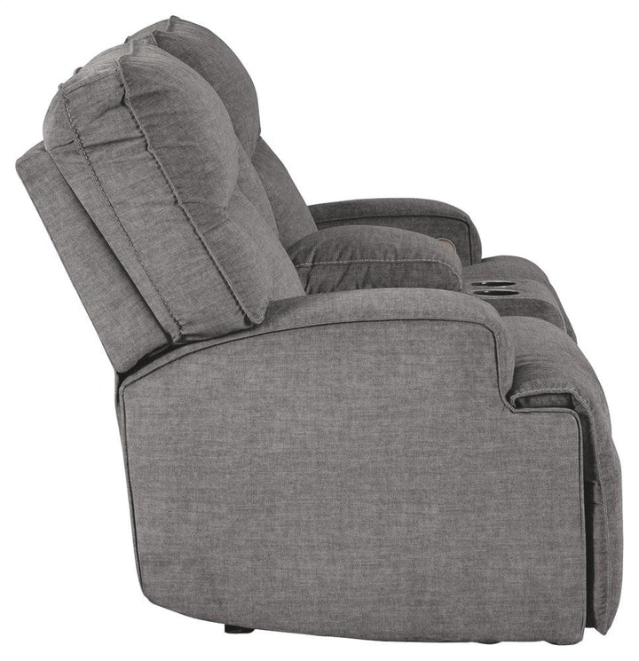 ASHLEY FURNITURE 4530296 Coombs Power Reclining Loveseat With Console