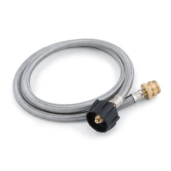 BROIL KING 68004 BRAIDED STAINLESS 4-FT HOSE