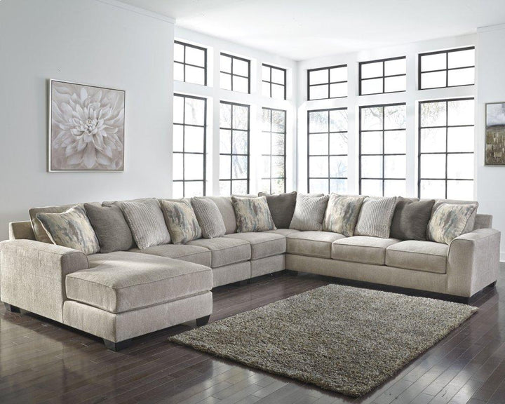 ASHLEY FURNITURE 39504S7 Ardsley 5-piece Sectional With Chaise