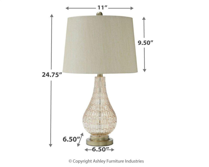 ASHLEY FURNITURE PKG012230 2-piece Table Lamp Set