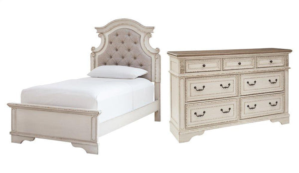 ASHLEY FURNITURE PKG006712 Twin Panel Bed With Dresser