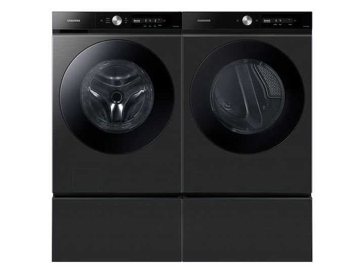 SAMSUNG WF46BB6700AVUS Bespoke 4.6 cu. ft. Large Capacity Front Load Washer with Super Speed Wash and AI Smart Dial in Brushed Black