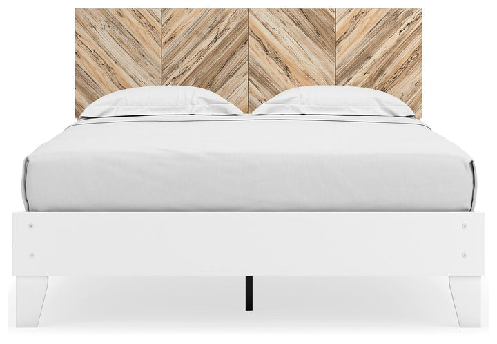 ASHLEY FURNITURE EB1221B5 Piperton Queen Panel Platform Bed