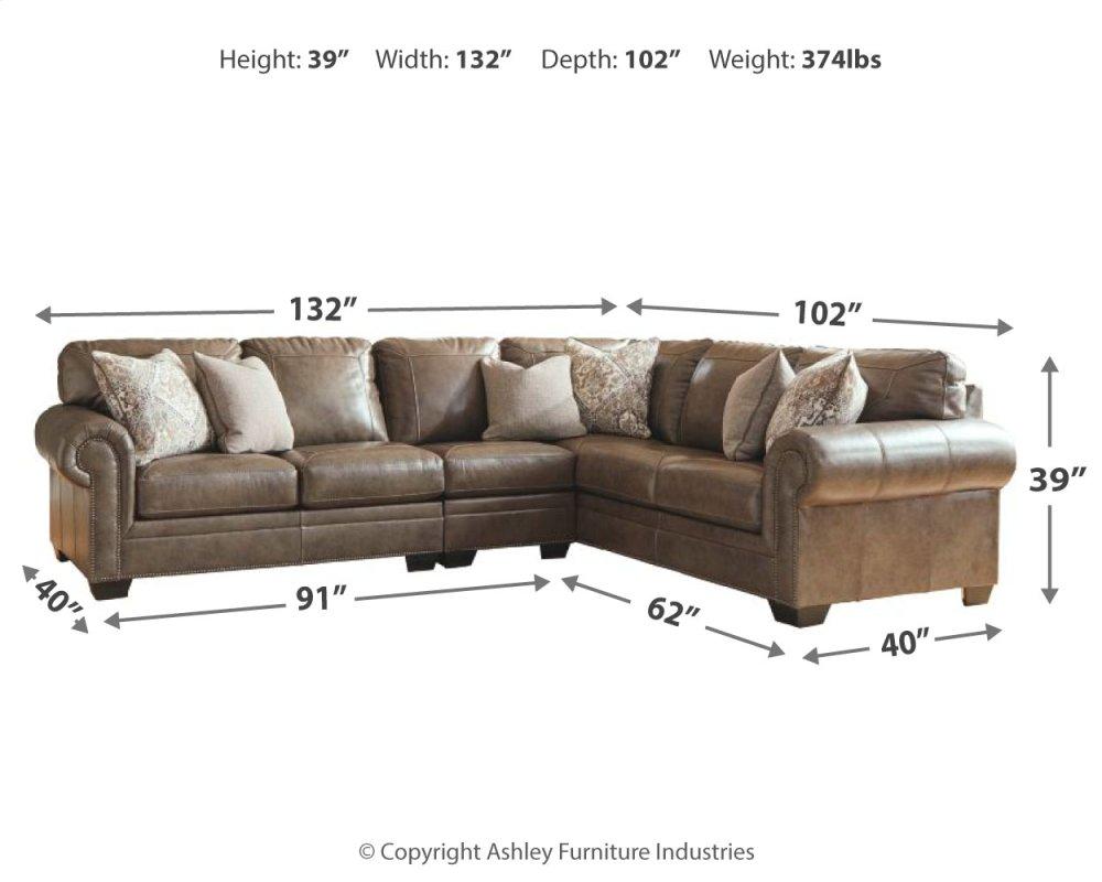 ASHLEY FURNITURE 58703S4 Roleson 3-piece Sectional