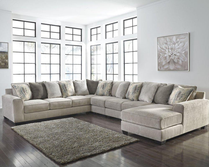 ASHLEY FURNITURE 39504S8 Ardsley 5-piece Sectional With Chaise