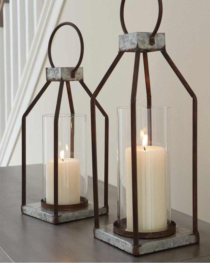 ASHLEY FURNITURE A2000346 Diedrick Lantern set of 2