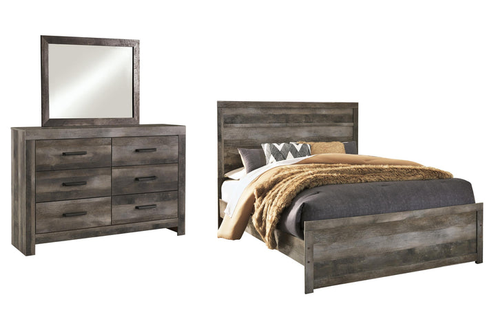 ASHLEY FURNITURE PKG005138 Queen Panel Bed With Mirrored Dresser