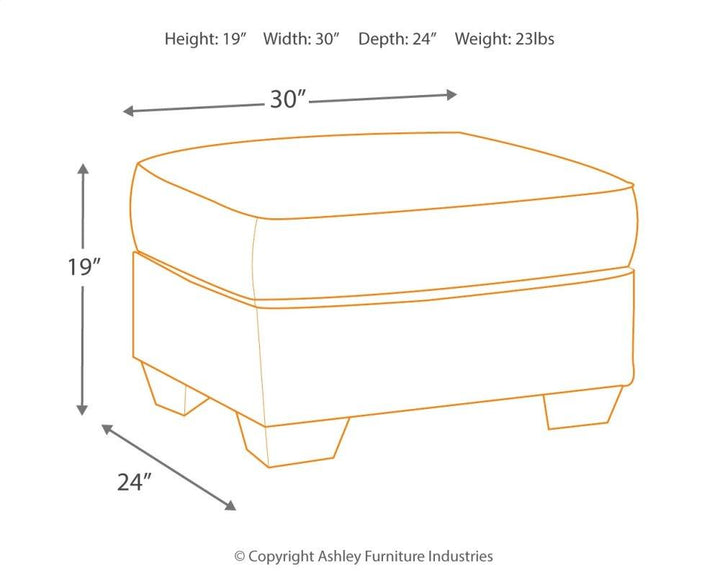 ASHLEY FURNITURE 9120214 Calicho Ottoman