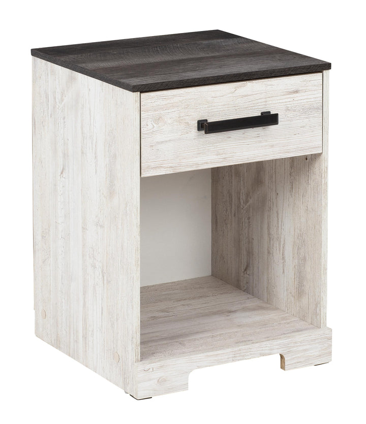 ASHLEY FURNITURE PKG012193 Full Panel Platform Bed With 2 Nightstands