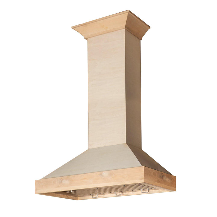 ZLINE KITCHEN AND BATH KBUF30 ZLINE Ducted Unfinished Wooden Wall Mount Range Hood Size: 30 Inch