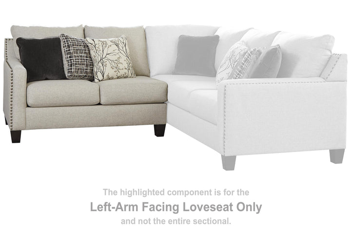 ASHLEY FURNITURE 4150155 Hallenberg Left-arm Facing Loveseat