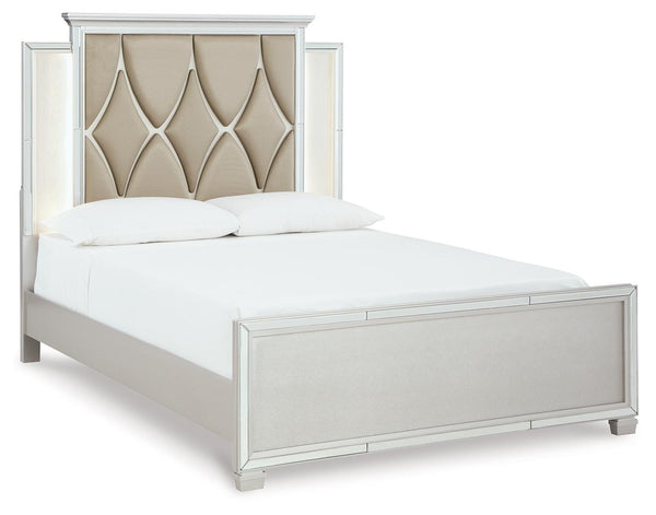 ASHLEY FURNITURE B758B4 Lindenfield Queen Panel Bed