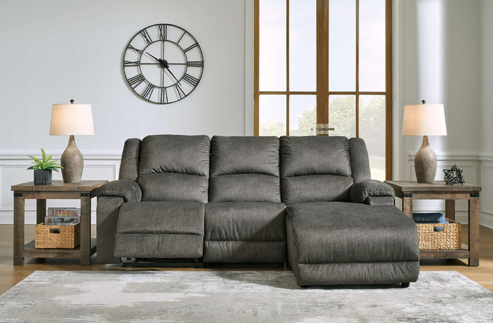 ASHLEY FURNITURE 30402S5 Benlocke 3-piece Reclining Sectional With Chaise